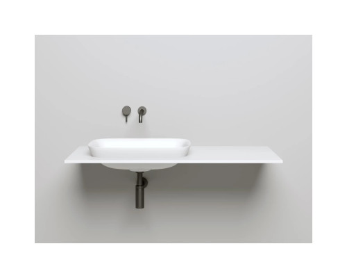 Раковина Salini S-Sense Marea 02 1802102G 59,8x39,8 см, встраиваемая сверху, белый глянец