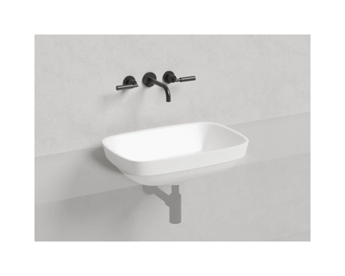 Раковина Salini S-Sense Marea 02 1802102G 59,8x39,8 см, встраиваемая сверху, белый глянец