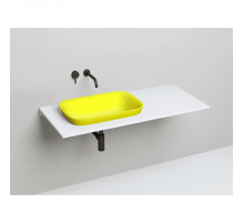 Раковина Salini S-Sense Marea 02 1802102GF 59,8x39,8 см, встраиваемая сверху, покраска по RAL глянец полностью