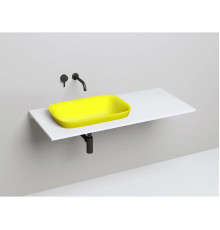 Раковина Salini S-Sense Marea 02 1802102GF 59,8x39,8 см, встраиваемая сверху, покраска по RAL глянец полностью