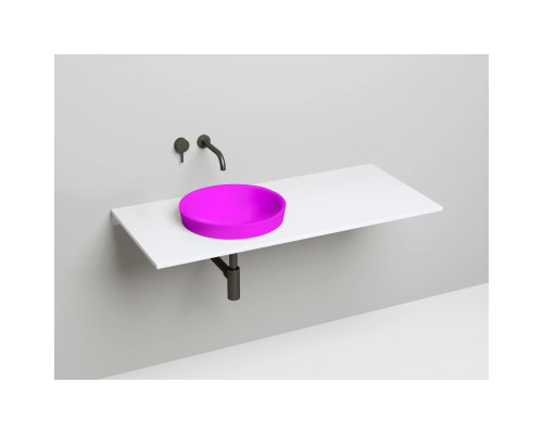 Раковина Salini S-Stone Marea 03 1802203MF 41,5x41,5 см, встраиваемая сверху, покраска по RAL матовый полностью