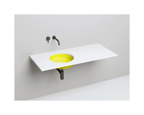 Раковина Salini S-Stone Marea 04 1802204MF 42x42 см, встраиваемая снизу, покраска по RAL матовый полностью