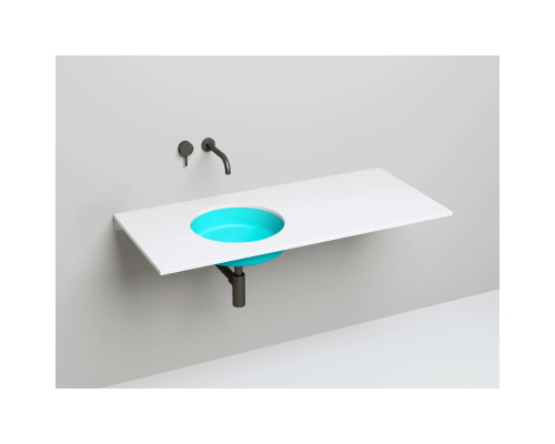 Раковина Salini S-Stone Marea 04 1802204MF 42x42 см, встраиваемая снизу, покраска по RAL матовый полностью