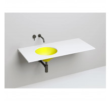 Раковина Salini S-Stone Marea 05 1802205MF 42x42 см, встраиваемая снизу, покраска по RAL матовый полностью