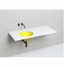 Раковина Salini S-Stone Marea 05 1802205MF 42x42 см, встраиваемая снизу, покраска по RAL матовый полностью