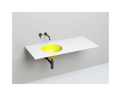 Раковина Salini S-Stone Marea 05 1802205MF 42x42 см, встраиваемая снизу, покраска по RAL матовый полностью