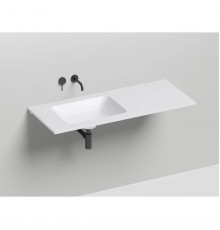 Раковина Salini S-Sense Marea 06 1802106G 55x40 см, встраиваемая снизу, белый глянец