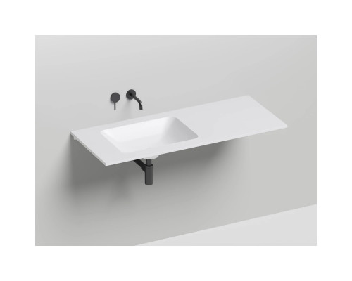 Раковина Salini S-Sense Marea 06 1802106G 55x40 см, встраиваемая снизу, белый глянец