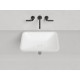 Раковина Salini S-Sense Marea 06 1802106G 55x40 см, встраиваемая снизу, белый глянец
