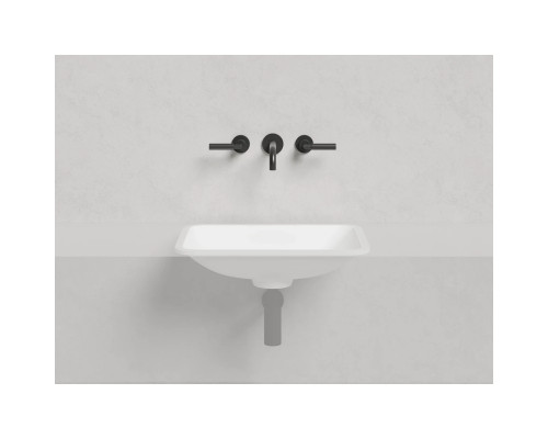 Раковина Salini S-Sense Marea 06 1802106G 55x40 см, встраиваемая снизу, белый глянец