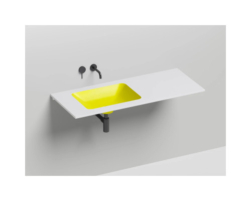 Раковина Salini S-Stone Marea 06 1802206MF 55x40 см, встраиваемая снизу, покраска по RAL матовый полностью