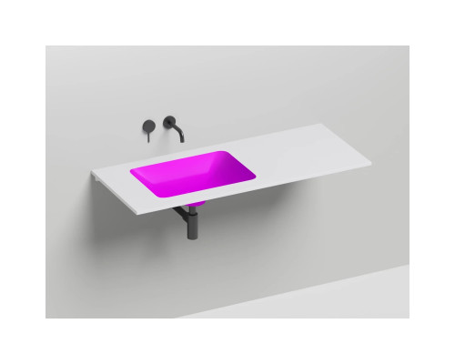 Раковина Salini S-Stone Marea 06 1802206MF 55x40 см, встраиваемая снизу, покраска по RAL матовый полностью