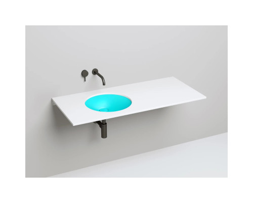 Раковина Salini S-Stone Marea 08 1802208MF 42x42 см, встраиваемая снизу, покраска по RAL матовый полностью