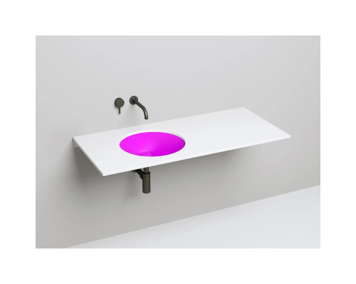 Раковина Salini S-Stone Marea 08 1802208MF 42x42 см, встраиваемая снизу, покраска по RAL матовый полностью