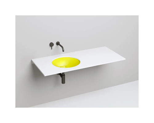 Раковина Salini S-Stone Marea 08 1802208MF 42x42 см, встраиваемая снизу, покраска по RAL матовый полностью