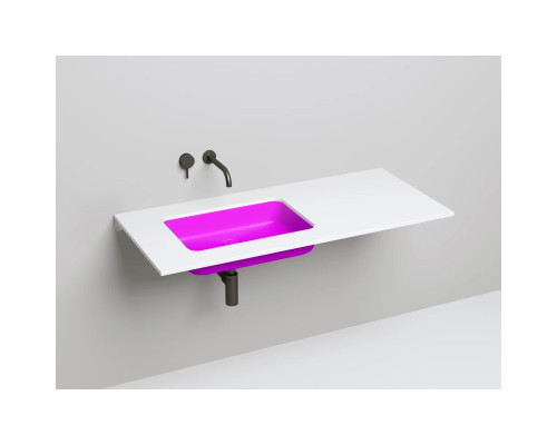 Раковина Salini S-Stone Marea 09 1802209MF 54,5x38 см, встраиваемая снизу, покраска по RAL матовый полностью