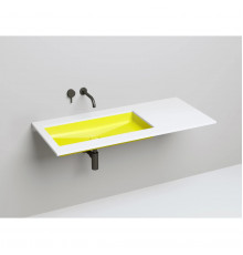 Раковина Salini S-Sense Marea 10 1802110GF 74,7x40 см, встраиваемая снизу, покраска по RAL глянец полностью