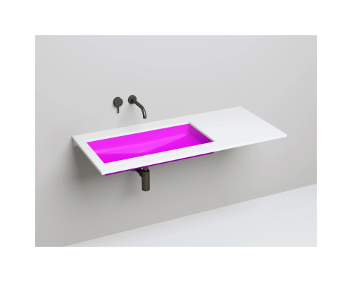 Раковина Salini S-Stone Marea 10 1802210MF 74,7x40 см, встраиваемая снизу, покраска по RAL матовый полностью