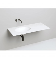 Раковина Salini S-Sense Marea 11 1802111G 55x40 см, встраиваемая снизу, белый глянец