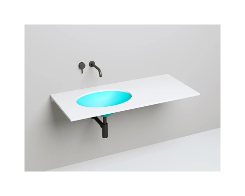 Раковина Salini S-Sense Marea 11 1802111GF 55x40 см, встраиваемая снизу, покраска по RAL глянец полностью