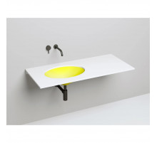 Раковина Salini S-Sense Marea 11 1802111GF 55x40 см, встраиваемая снизу, покраска по RAL глянец полностью