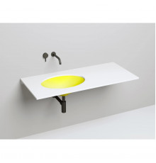 Раковина Salini S-Sense Marea 11 1802111GF 55x40 см, встраиваемая снизу, покраска по RAL глянец полностью