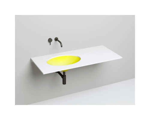 Раковина Salini S-Sense Marea 11 1802111GF 55x40 см, встраиваемая снизу, покраска по RAL глянец полностью