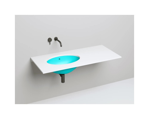 Раковина Salini S-Sense Marea 12 1101109GF 54,5x37,5 см, встраиваемая снизу, покраска по RAL глянец полностью