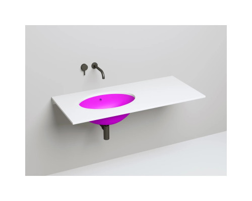 Раковина Salini S-Sense Marea 12 1101109MF 54,5x37,5 см, встраиваемая снизу, покраска по RAL матовый полностью