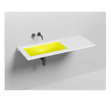 Раковина Salini S-Stone Marea 13 1802213MF 70x40 см, встраиваемая снизу, покраска по RAL матовый полностью