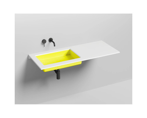 Раковина Salini S-Stone Marea 12 1802214MF 60x40 см, встраиваемая снизу, покраска по RAL матовый полностью