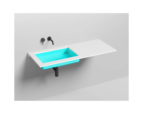 Раковина Salini S-Stone Marea 12 1802214MF 60x40 см, встраиваемая снизу, покраска по RAL матовый полностью