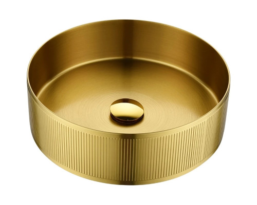 Раковина-чаша AltroBagno Costoso AltroBagnoCostoso001005OrSp 40,2x40,2 см, накладная, золотой матовый