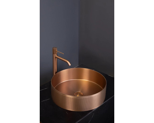 Раковина-чаша AltroBagno Costoso AltroBagnoCostoso001007RaSp 40,2x40,2 см, накладная, медь матовая