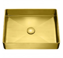 Раковина-чаша AltroBagno Accordo AltroBagnoAccordo001009OrSp 50x40 см, накладная, золотой матовый