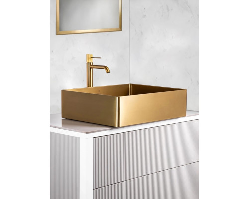 Раковина-чаша AltroBagno Accordo AltroBagnoAccordo001009OrSp 50x40 см, накладная, золотой матовый