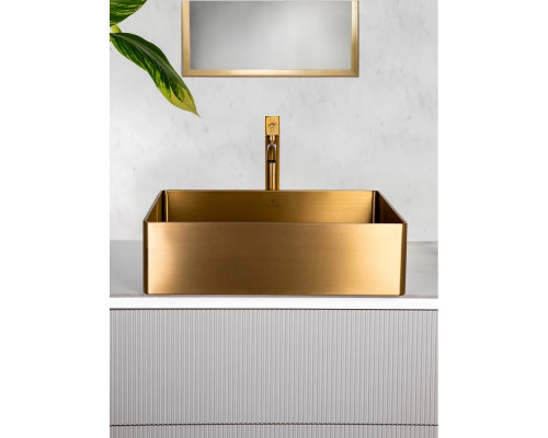 Раковина-чаша AltroBagno Accordo AltroBagnoAccordo001009OrSp 50x40 см, накладная, золотой матовый