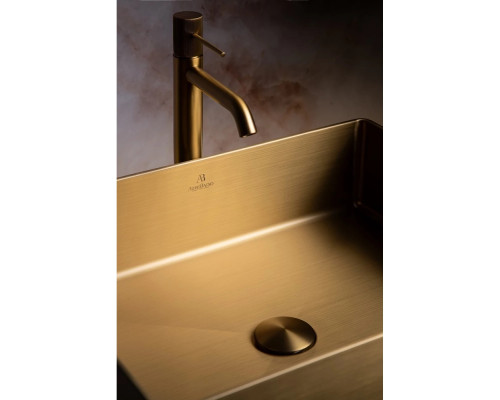 Раковина-чаша AltroBagno Accordo AltroBagnoAccordo001009OrSp 50x40 см, накладная, золотой матовый