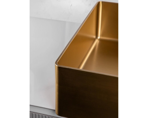 Раковина-чаша AltroBagno Accordo AltroBagnoAccordo001009OrSp 50x40 см, накладная, золотой матовый