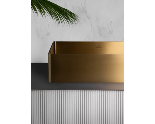 Раковина-чаша AltroBagno Accordo AltroBagnoAccordo001009OrSp 50x40 см, накладная, золотой матовый