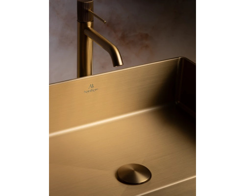 Раковина-чаша AltroBagno Accordo AltroBagnoAccordo001009OrSp 50x40 см, накладная, золотой матовый