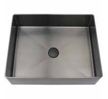 Раковина-чаша AltroBagno Accordo AltroBagnoAccordo001010MtGr 50x40 см, накладная, оружейная сталь