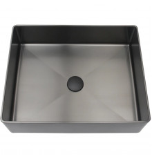 Раковина-чаша AltroBagno Accordo AltroBagnoAccordo001010MtGr 50x40 см, накладная, оружейная сталь