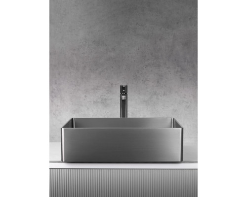 Раковина-чаша AltroBagno Accordo AltroBagnoAccordo001010MtGr 50x40 см, накладная, оружейная сталь