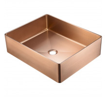 Раковина-чаша AltroBagno Accordo AltroBagnoAccordo001011RaSp 50x40 см, накладная, медь матовая