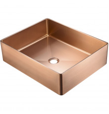 Раковина-чаша AltroBagno Accordo AltroBagnoAccordo001011RaSp 50x40 см, накладная, медь матовая