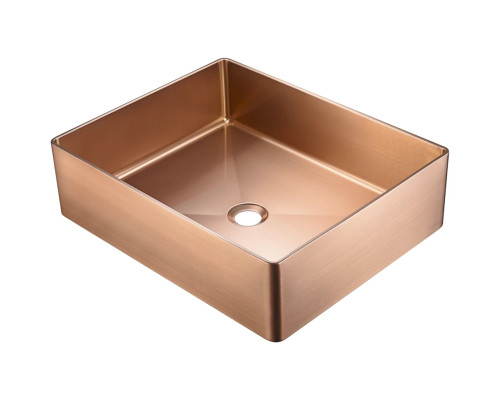 Раковина-чаша AltroBagno Accordo AltroBagnoAccordo001011RaSp 50x40 см, накладная, медь матовая