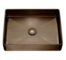 Раковина-чаша AltroBagno Accordo AltroBagnoAccordo001012BrAn 50x40 см, накладная, состаренная бронза