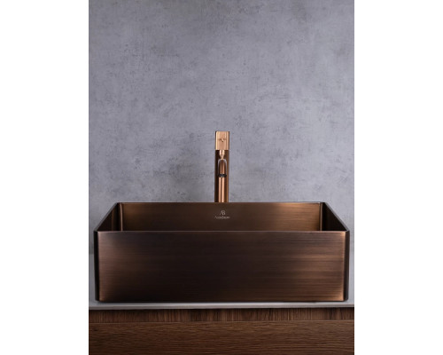 Раковина-чаша AltroBagno Accordo AltroBagnoAccordo001012BrAn 50x40 см, накладная, состаренная бронза