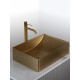 Раковина-чаша AltroBagno Futuro AltroBagnoFuturo001013OrSp 49,6x34,6 см, накладная, золотой матовый